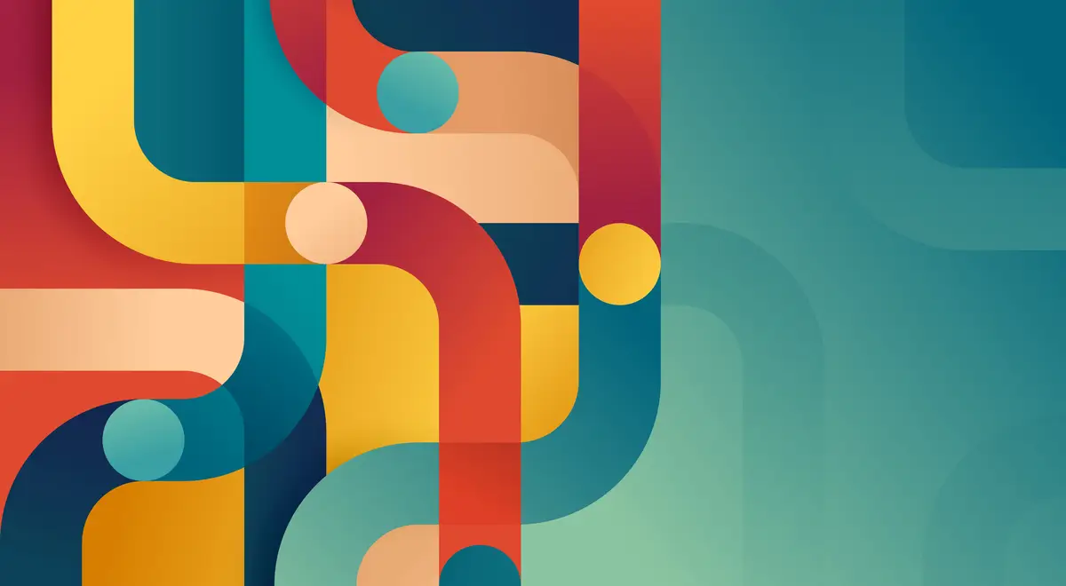 Modern lines abstract connection networking sending and transmitting data lines pattern background.