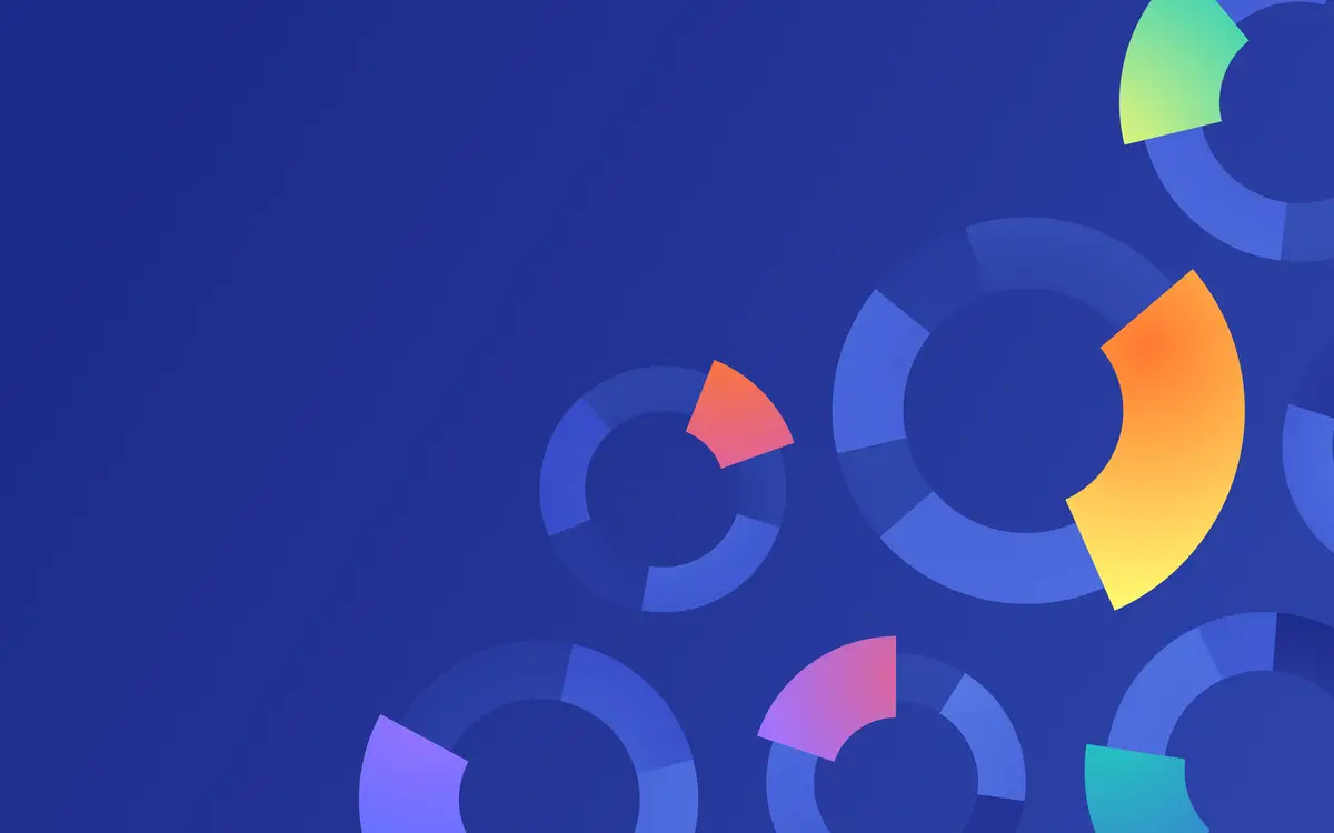 Data Analytics Statistics Pie Chart Abstract Background