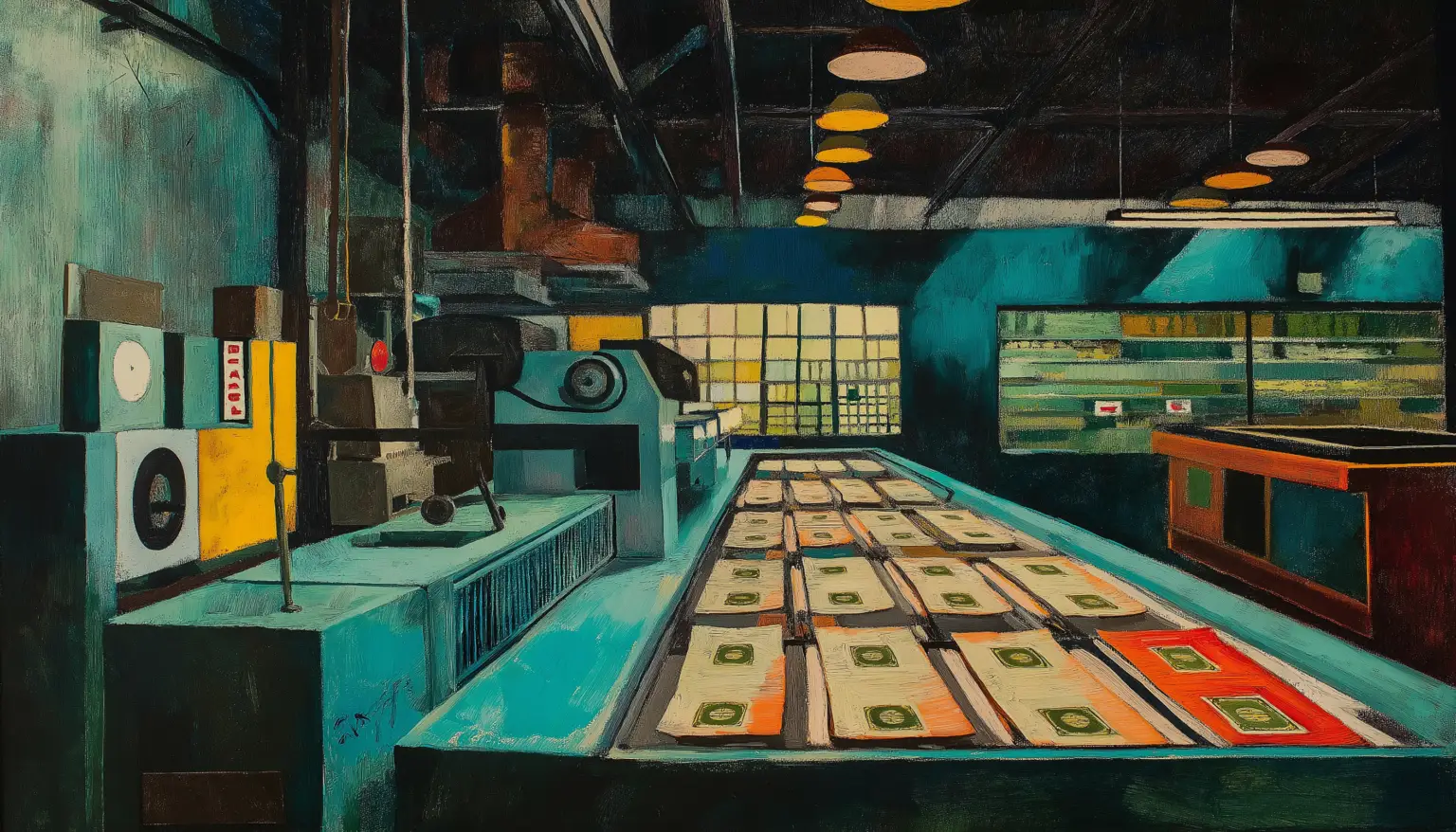 Painting Currency Printing Press Mint Ecommerce Profitability