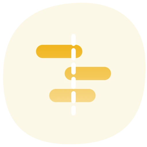 Bars aligning icon