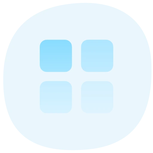 Multiplying squares icon
