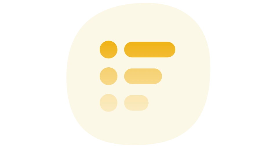 Ranked list icon