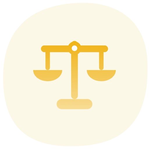 Balanced scale icon